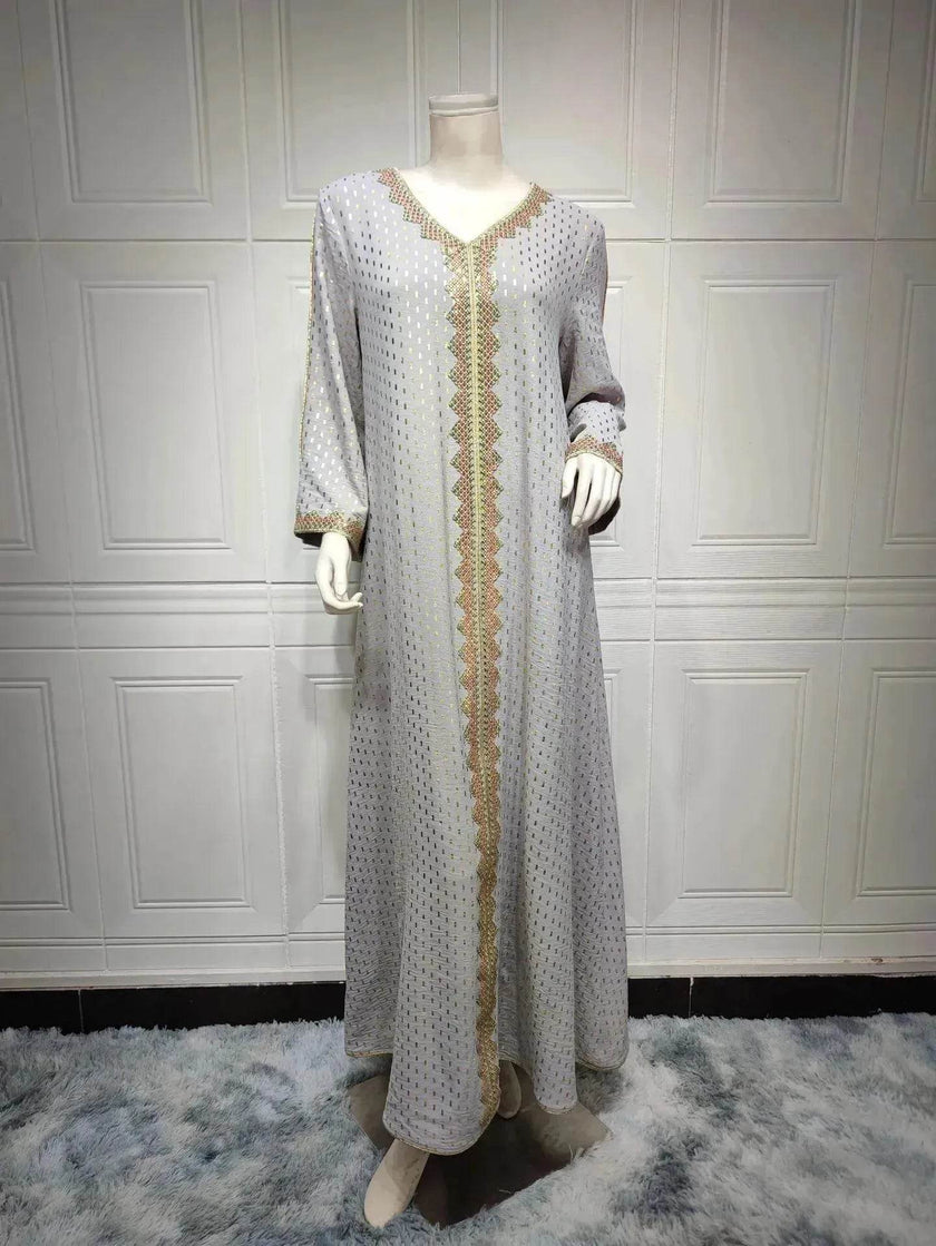 Summer Bronzing Arab  Dubai Gown