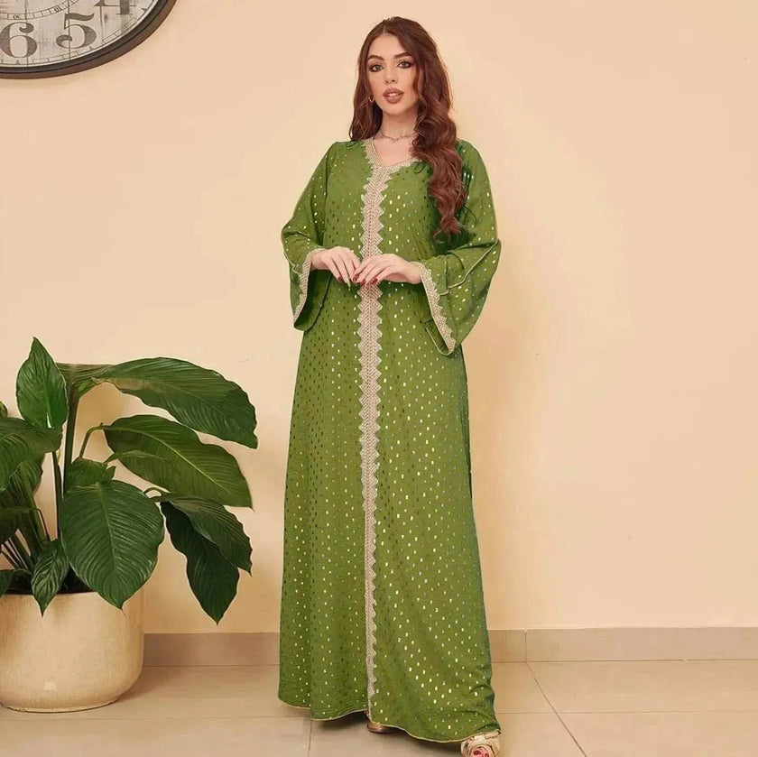Summer Bronzing Arab  Dubai Gown