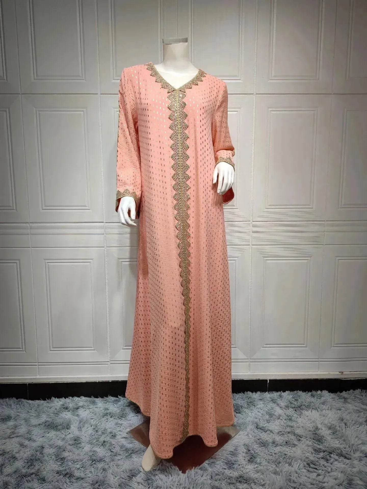 Summer Bronzing Arab  Dubai Gown