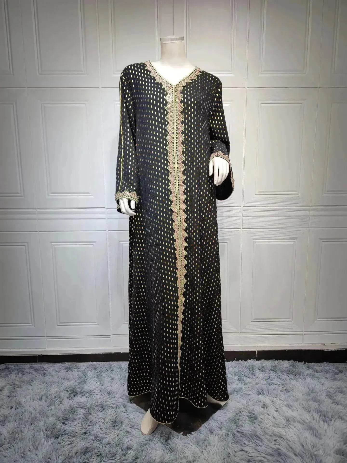 Summer Bronzing Arab  Dubai Gown