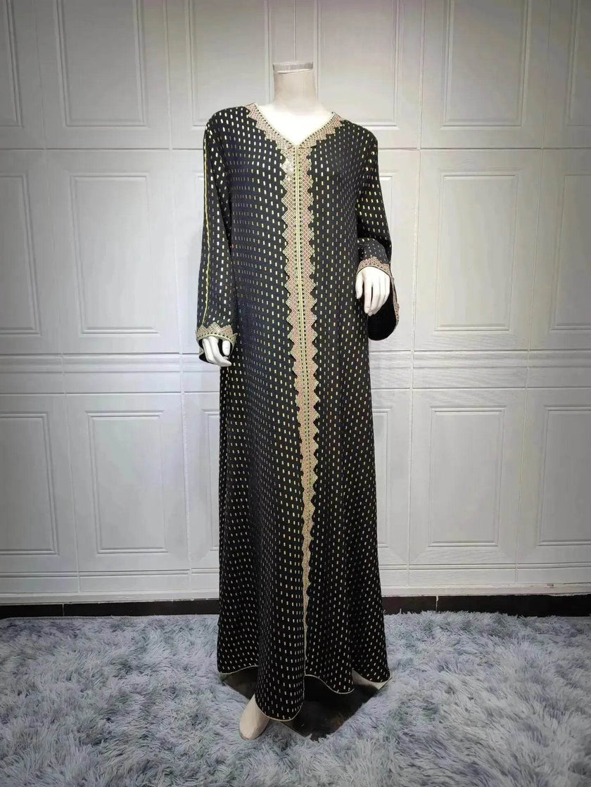 Summer Bronzing Arab  Dubai Gown