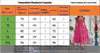 Summer Dress Casual Women's Sleeveless Midi Dress Pleated Long Layered Dress