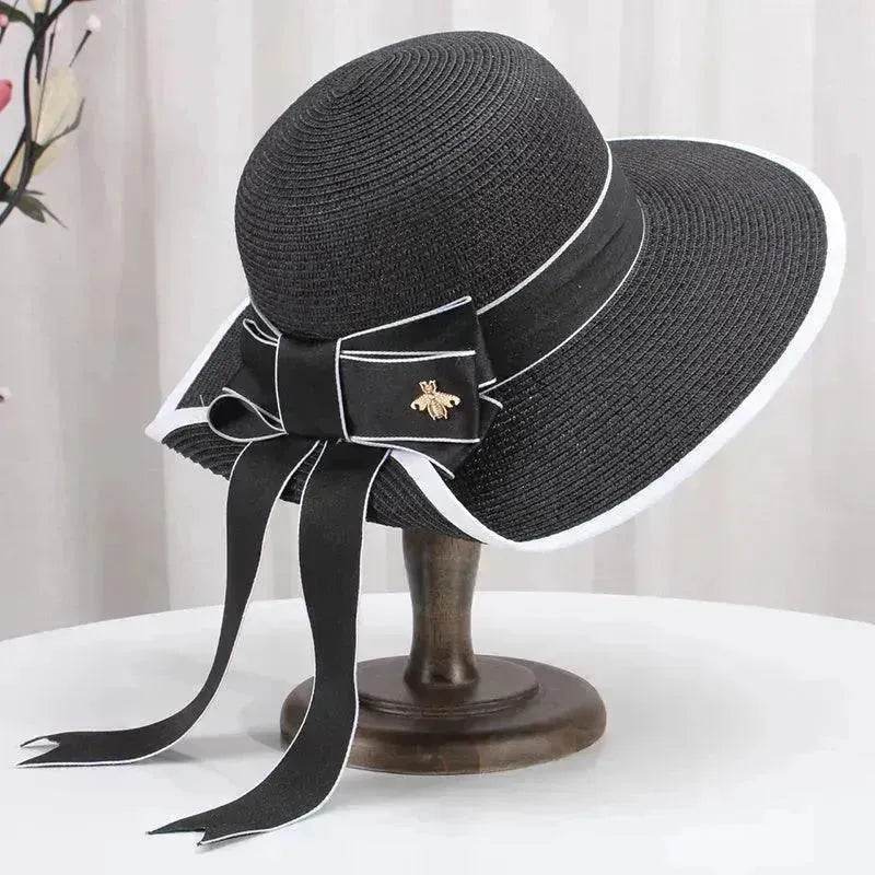 Summer Korean Bowknot Straw Hat
