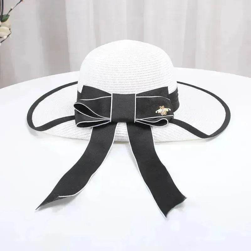 Summer Korean Bowknot Straw Hat
