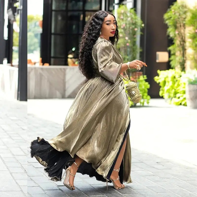 1 Full Dress Summer Plus Size Women's