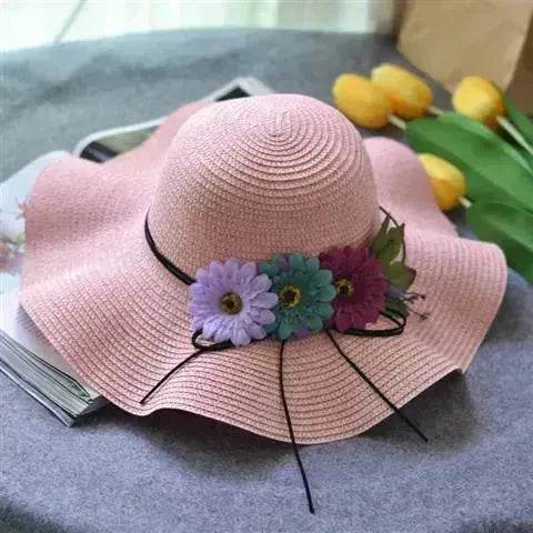 Summer wreath parent-child hat