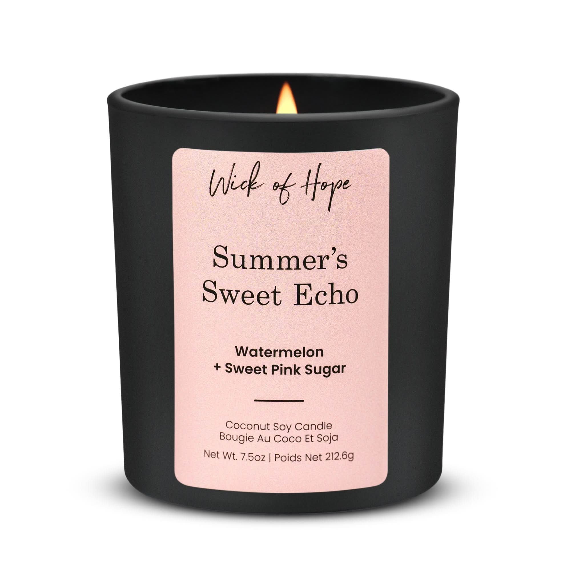 Summer’s Sweet Echo Candle | Watermelon + Sweet Pink Sugar