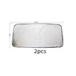 Sun block coated silver cloth material double circle