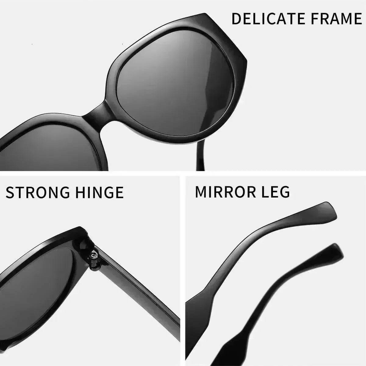 Sun-Resistant Polygon Sunglasses – Outdoor Wear Essential