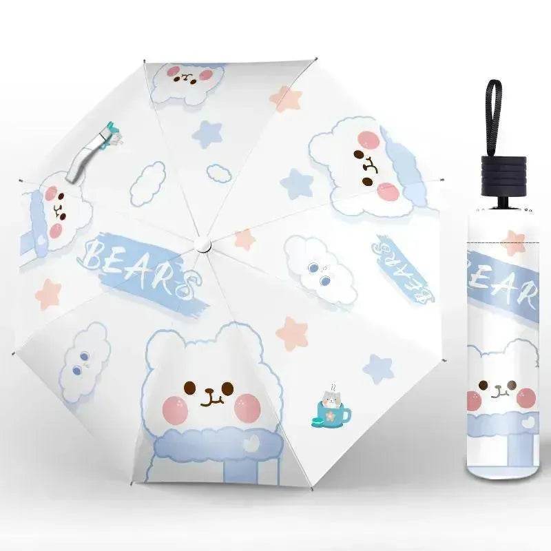 Sun Umbrella Umbrella Dual-Use Cute Lightweight Automatic Folding Umbrella