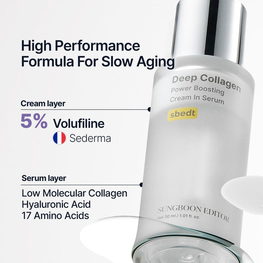 Sungboon Editor Deep Collagen Power Boosting Cream in Serum 30ml