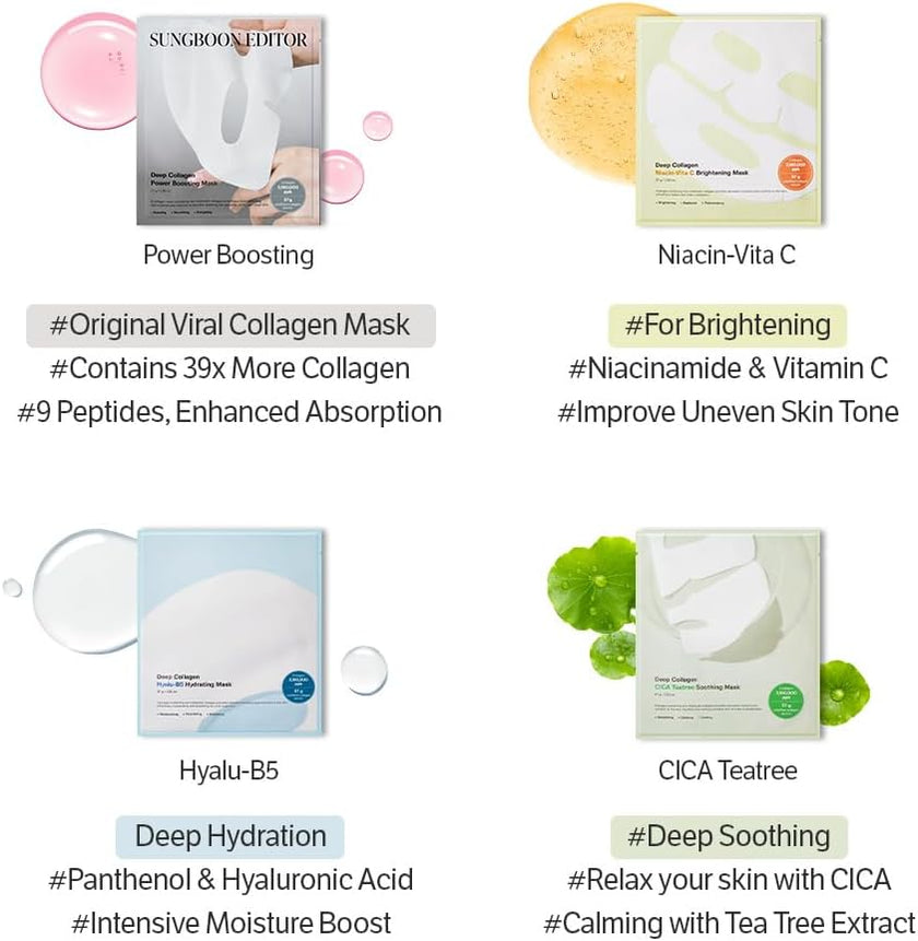Sungboon Editor Deep Collagen Power Boosting Mask 37g