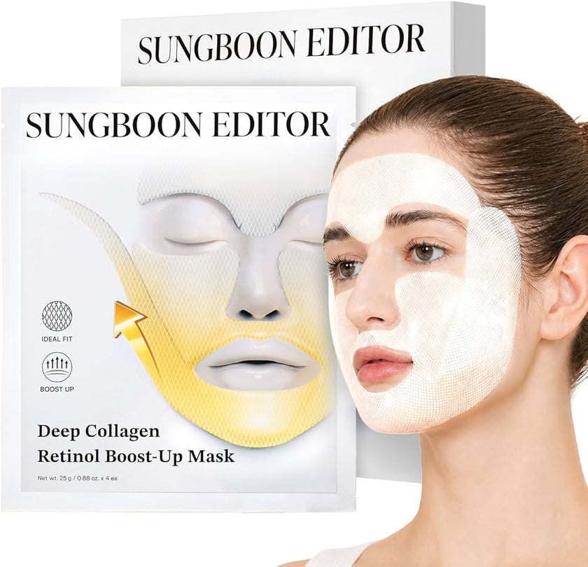 Sungboon Editor Deep Collagen Retinol Boost Up Mask Set 25g