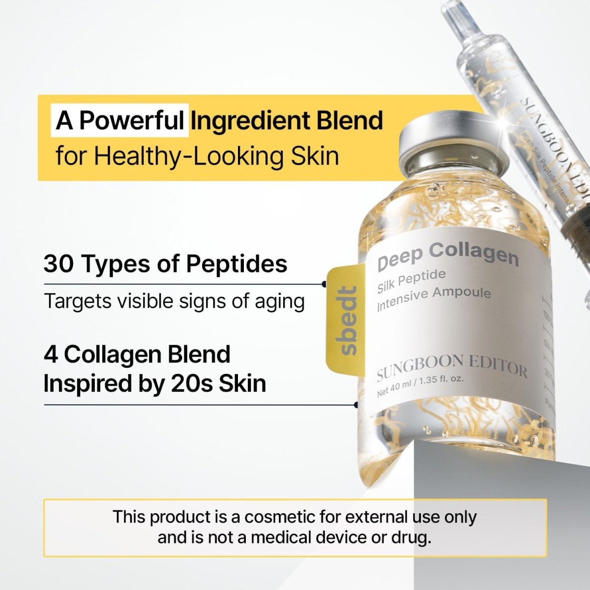 Sungboon Editor Deep Collagen Silk Peptide Intensive Ampoule 40ml