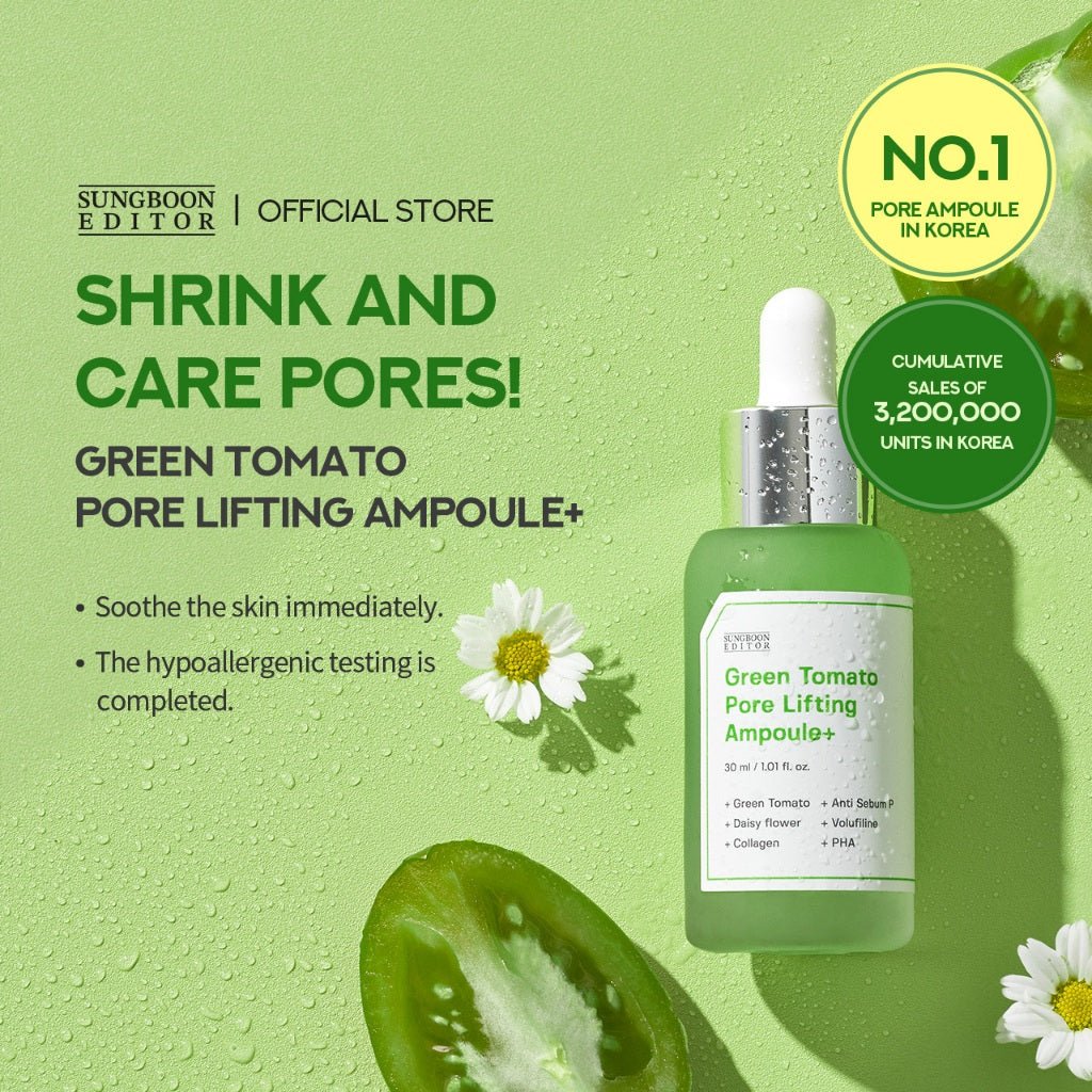 Sungboon Editor Green Tomato Pore Zero Ampoule+ 40ml