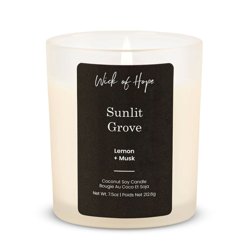 Sunlit Grove Candle | Lemon + Musk