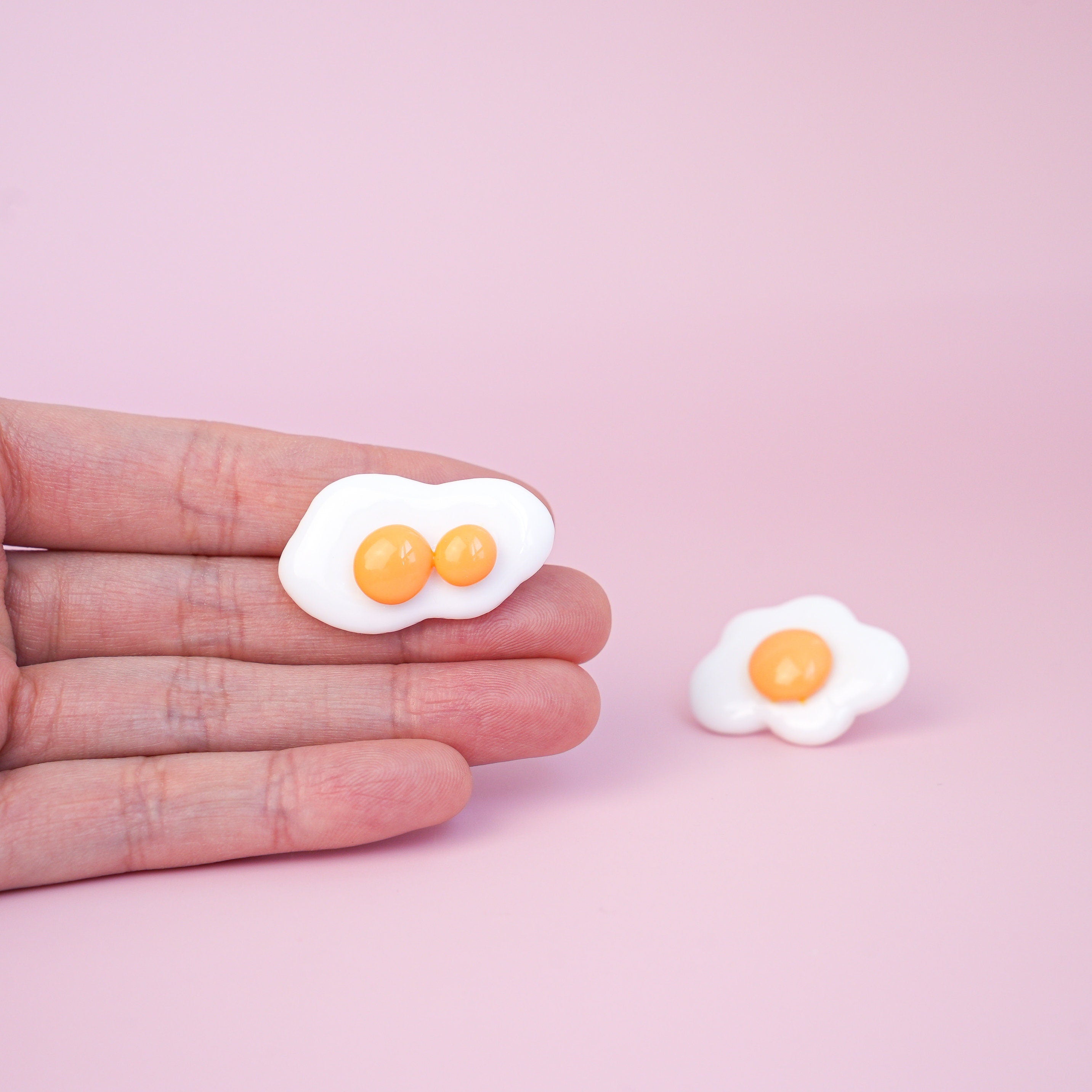 Sunny Side up Egg Brooch