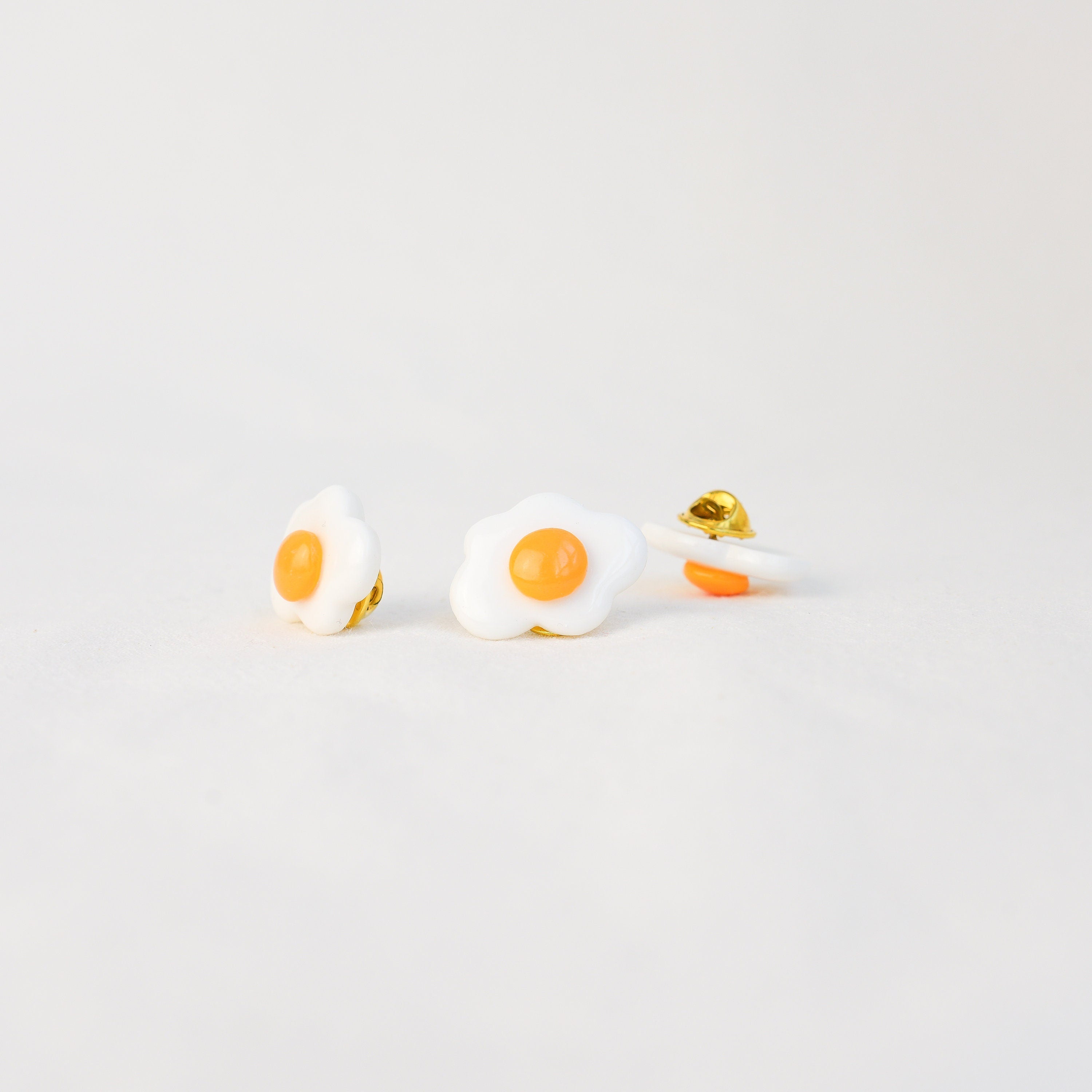 Sunny Side up Egg Brooch