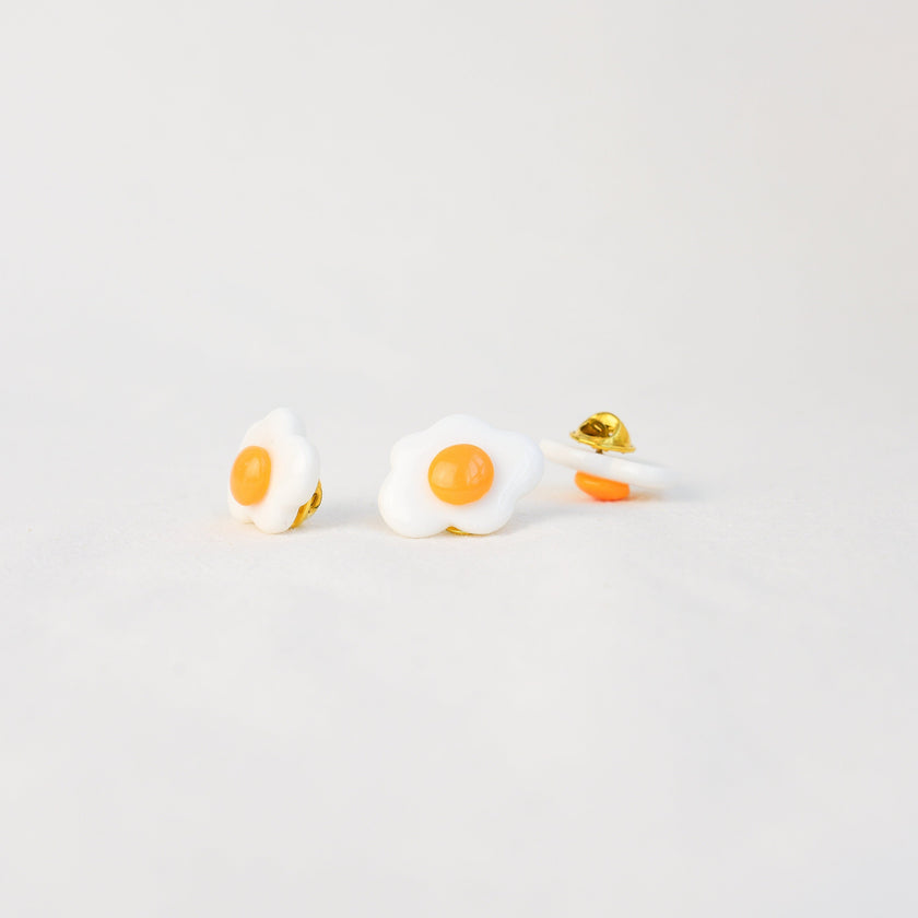 Sunny Side up Egg Brooch