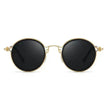 Retro Round Frame Metal Sunglasses – UV Sun Protection