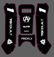surron lbx battery lid decal