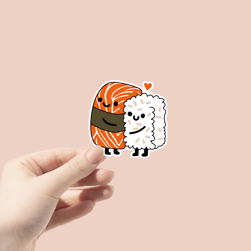 Autocollant Sushi Love