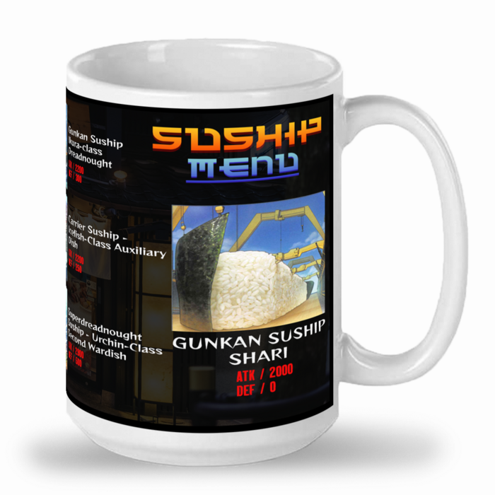 Suship - Mug en céramique de 425 ml (15 oz)