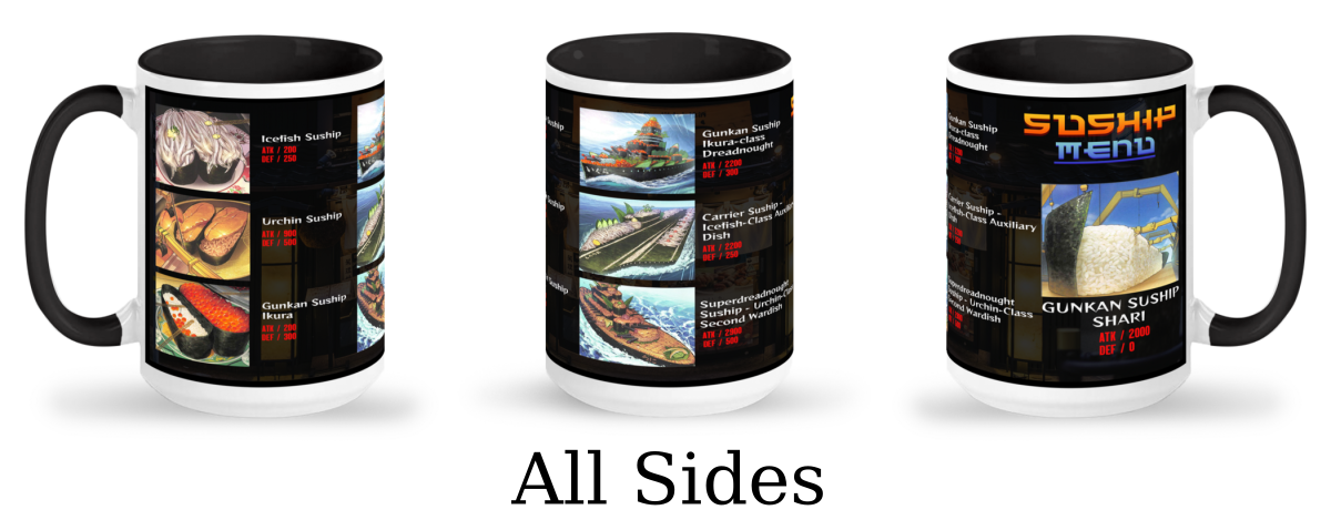 Suship - Mug en céramique de 425 ml (15 oz)