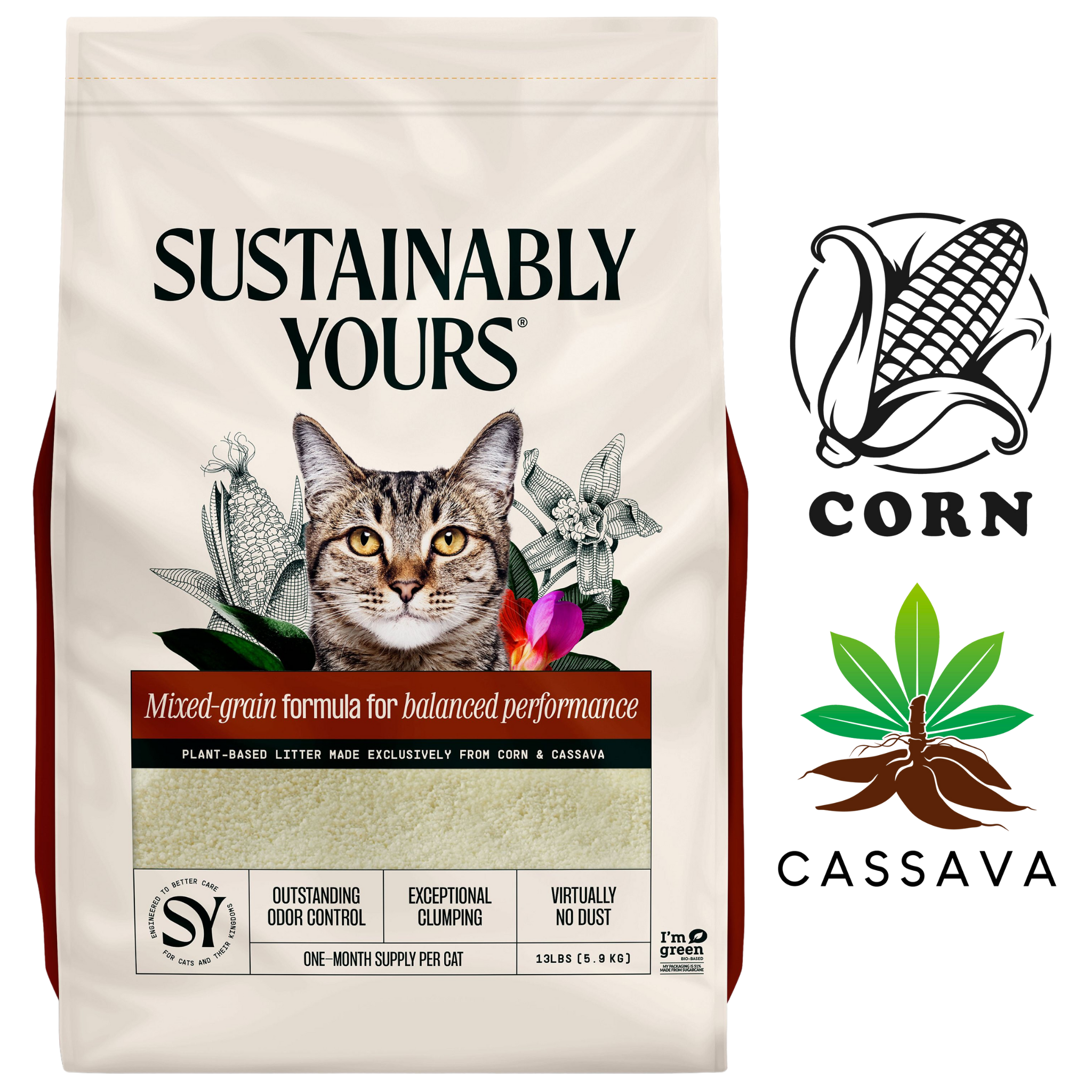 Sustainably Yours - Mixed-Grain Formula For Balanced Performance