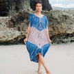 Tie Dye Kaftan Beach Dress