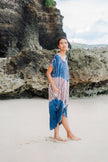 Tie Dye Kaftan Beach Dress