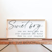 Sweet Boy Wood Sign