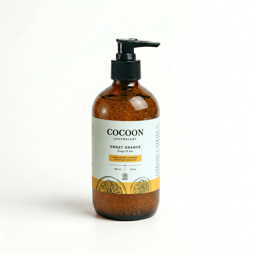 Sweet Orange Exfoliating Cleanser - Exfoliating Gel Cleanse for Clearer, Balanced Skin