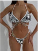 Swimsuit Sequined Costume Charming Backless Party Bikini
