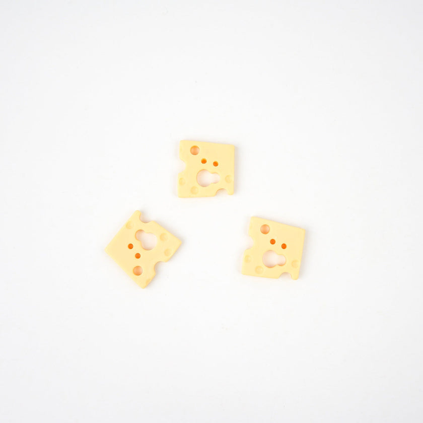 Swiss Cheese Slice Pin