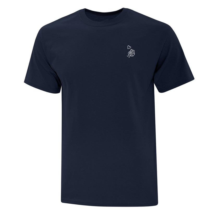 T-shirt Écrou brodé