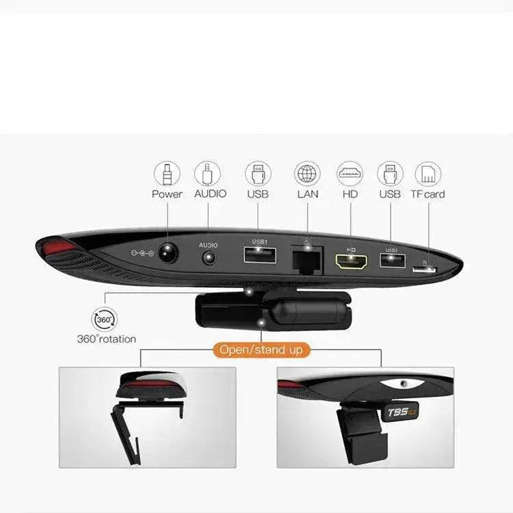 T95c1 TV Box Android 9.0 4GB RAM 128GB 64GB ROM Rk3368 Octa Core Set Top Box 5g Dual WiFi 4K Smart Media Player