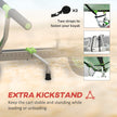 Soozier Kayak Cart Dolly with Adjustable Width and Flat-Free Wheels, Aluminum Frame, for Kayaks, Canoes, Paddleboards