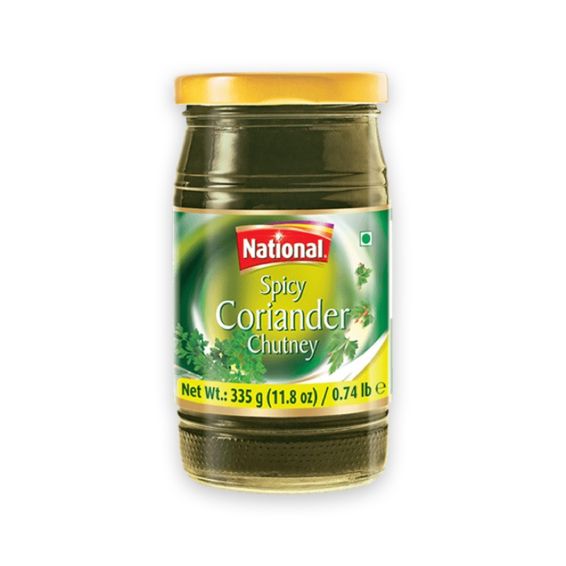 National Spicy Coriander Chutney Sauce 335ml