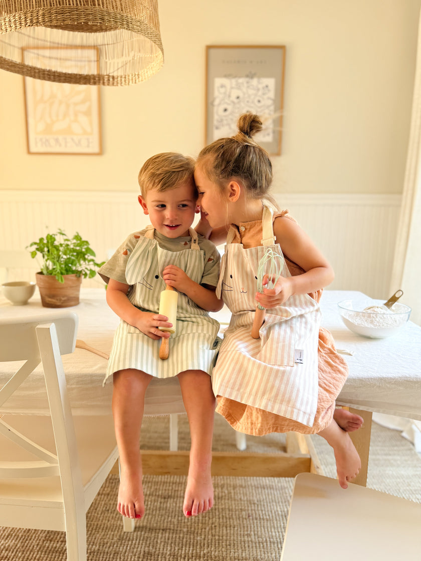 Tablier mini chef : tablier enfant ajustable 2 à 8 ans