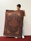 Persian Tabriz Rug | 4' 8