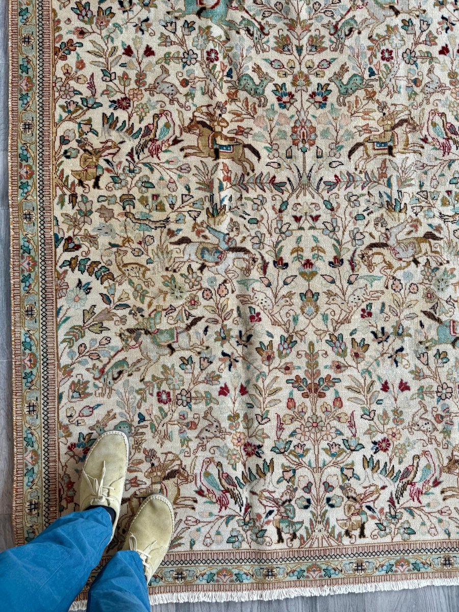 Tabriz Tabatabai Rug | 7' 4