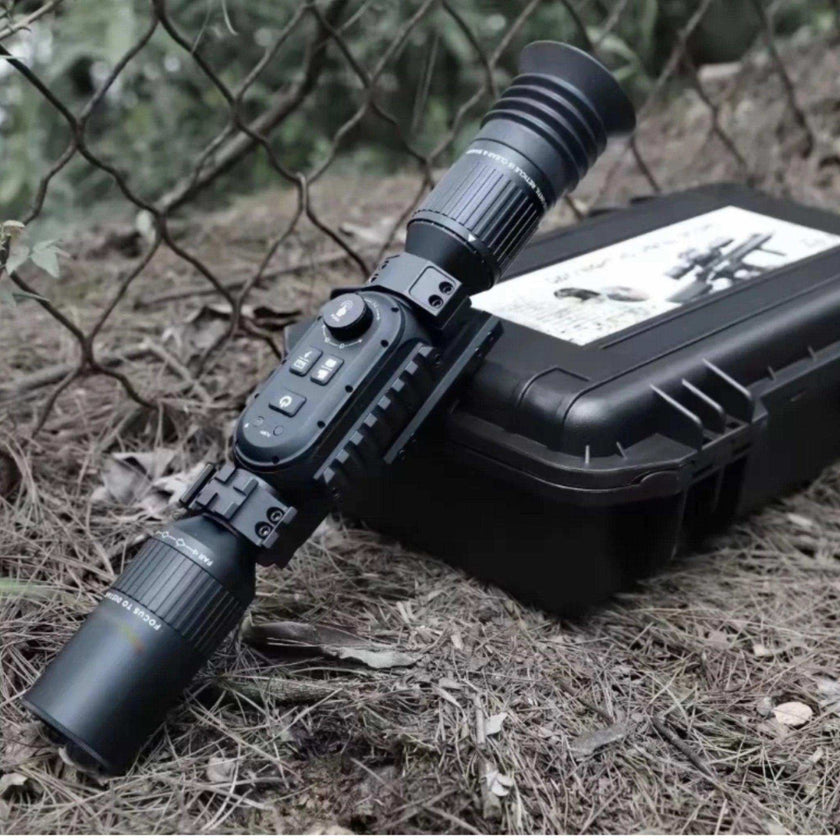 Tactical Night Vision Scope Monocular 3-24X Sony 4K Sensor Digital Day/Night WiFi iOS & Android