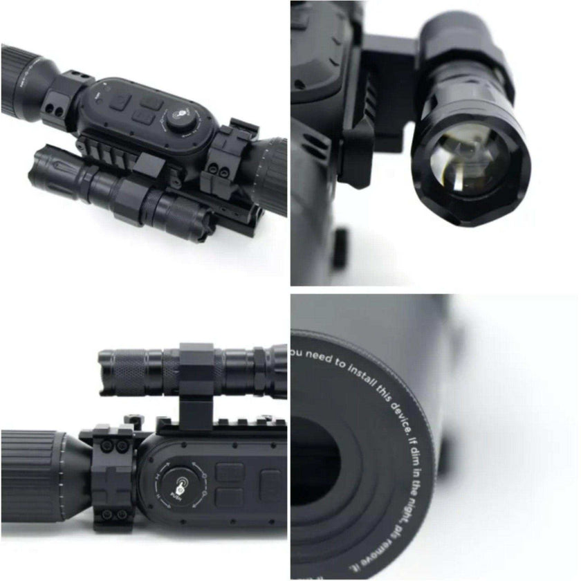 Tactical Night Vision Scope Monocular 3-24X Sony 4K Sensor Digital Day/Night WiFi iOS & Android