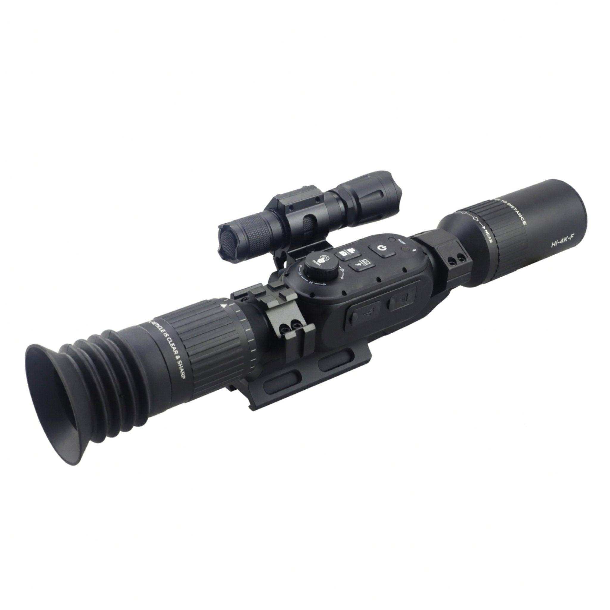Tactical Night Vision Scope Monocular 3-24X Sony 4K Sensor Digital Day/Night WiFi iOS & Android