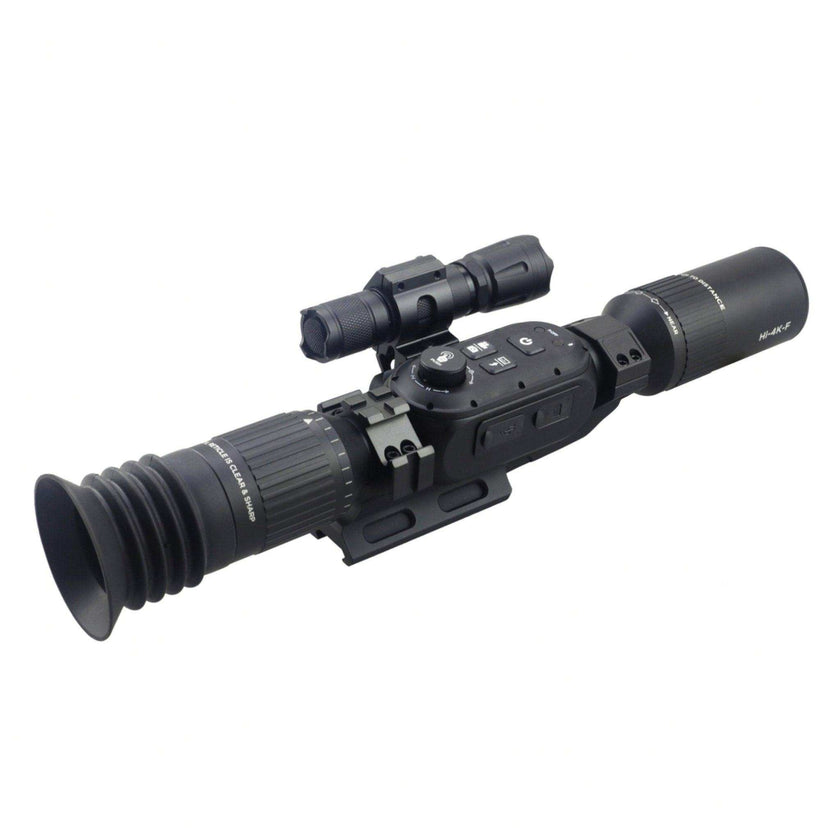 Tactical Night Vision Scope Monocular 3-24X Sony 4K Sensor Digital Day/Night WiFi iOS & Android