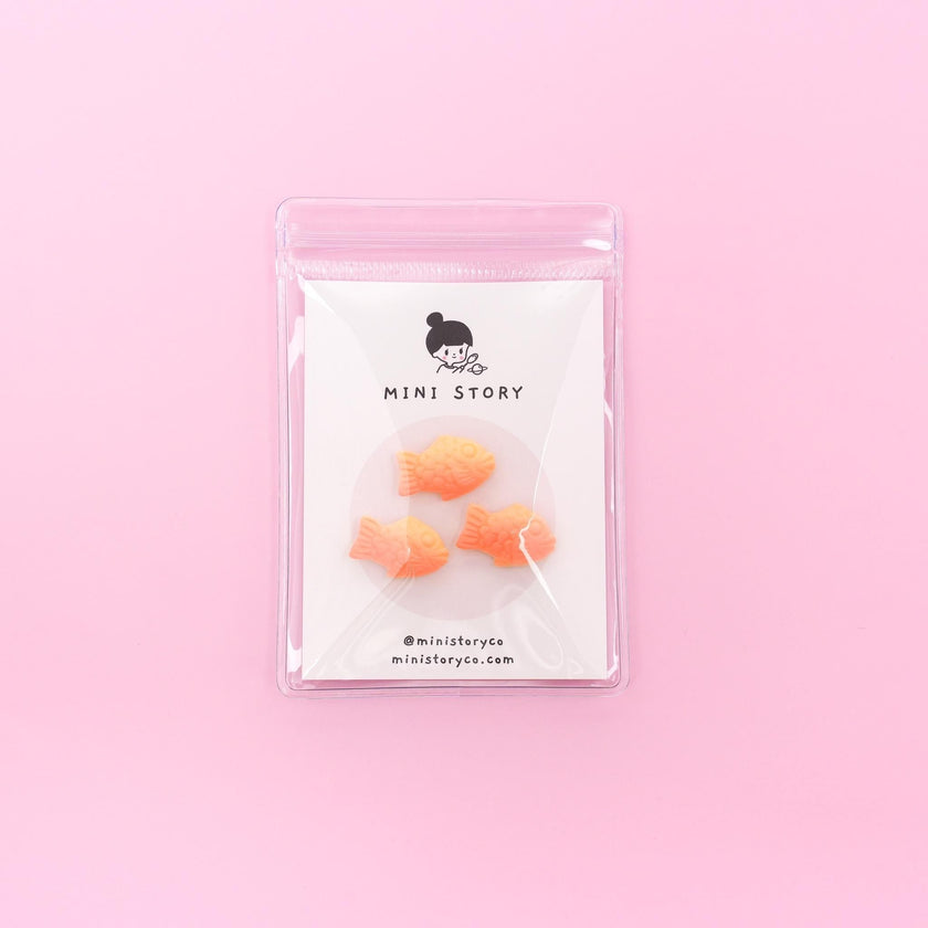 Taiyaki Magnet Set | Fish-shaped Pastry Fridge Magnet