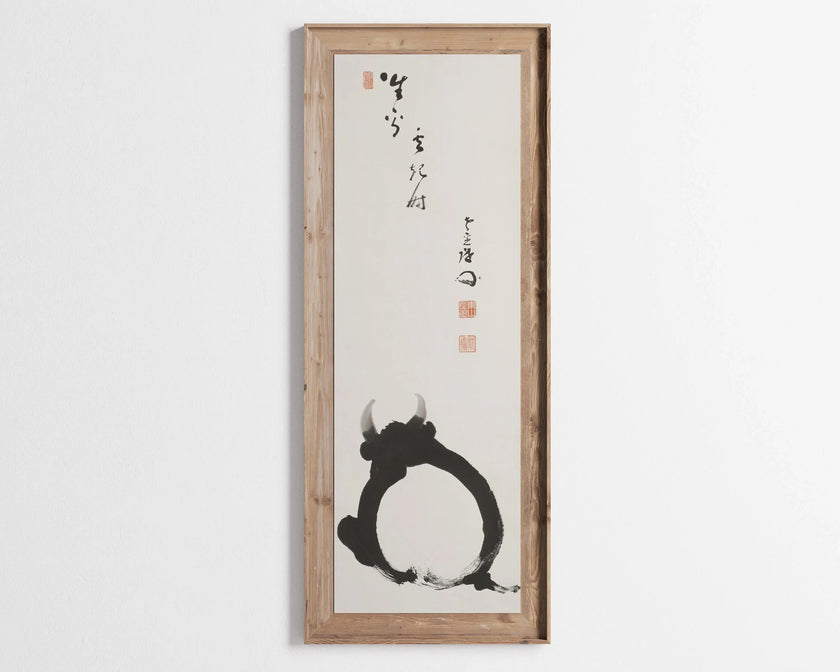 Takeda Mokurai: White Ox Zen Calligraphy Giclee Print