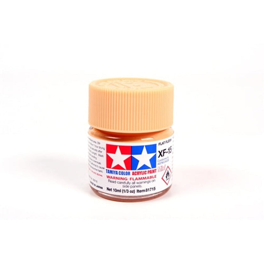 Tamiya Acrylic XF-15 Flat Flesh Mini Bottle 10mL (1/3oz)