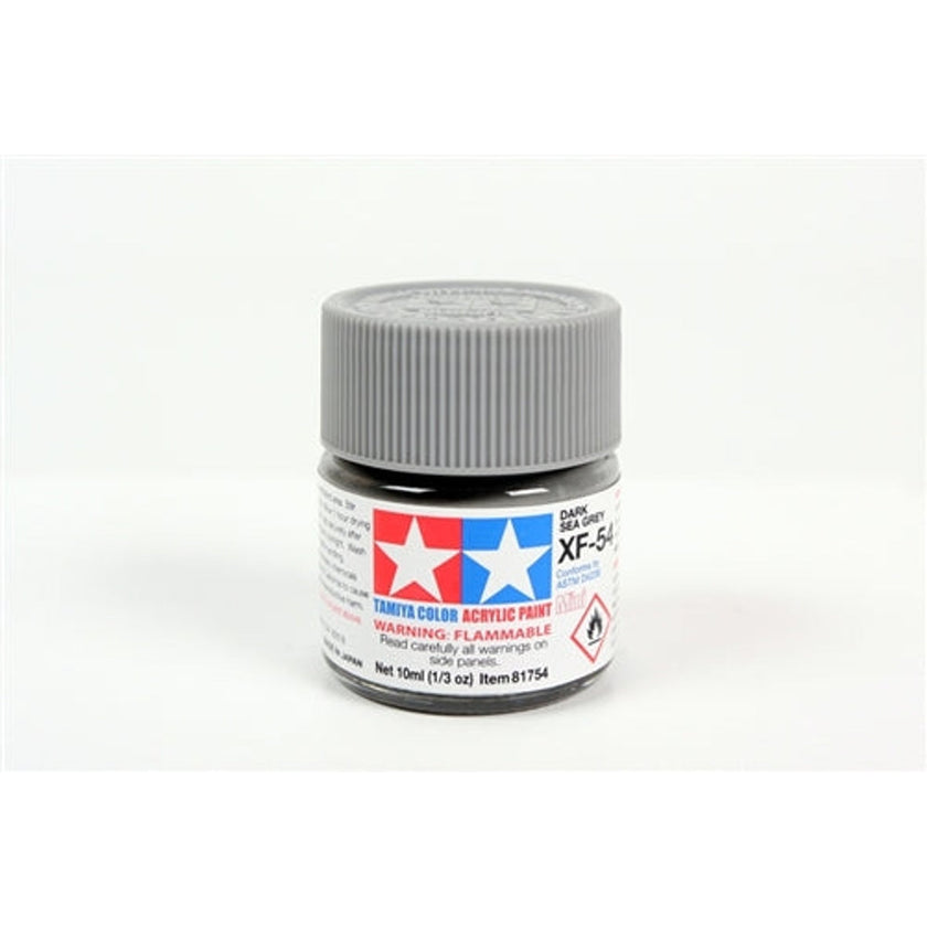 Tamiya Acrylic XF-56 Flat Metallic Gray Mini Bottle 10mL (1/3oz)